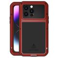 Love Mei Powerful iPhone 14 Pro Max Hybrid Case - Red
