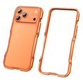 iPhone 17 Pro Max Luphie Safe Lock Metal Bumper - Orange