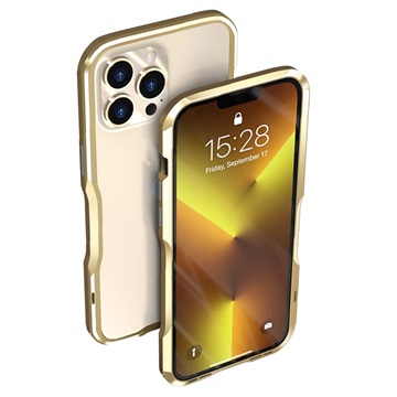 Luphie iPhone 13 Pro Metal Bumper - Gold