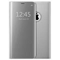 Luxury Series Mirror View iPhone 7 Plus / 8 Plus Flip Case - Silver