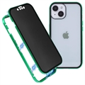 iPhone 15 Plus Magnetic Case with Privacy Tempered Glass - Green