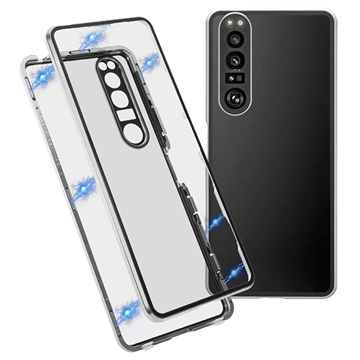 Sony Xperia 1 III Magnetic Case with Tempered Glass Back