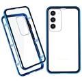 Samsung Galaxy S23+ 5G Magnetic Case with Tempered Glass - Blue