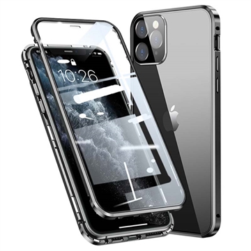 iPhone 11 Pro Magnetic Case with Tempered Glass - Black
