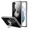 Samsung Galaxy S22 5G Magnetic Ring Holder Case - Transparent