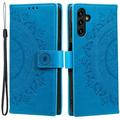 Samsung Galaxy A54 5G Mandala Series Wallet Case - Blue
