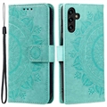 Samsung Galaxy A54 5G Mandala Series Wallet Case - Green