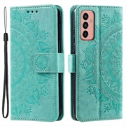 Samsung Galaxy A14 Mandala Series Wallet Case - Green