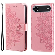 iPhone Air Mandala Series Wallet Case - Pink