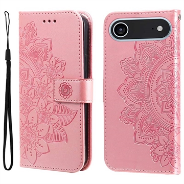 iPhone Air Mandala Series Wallet Case - Pink