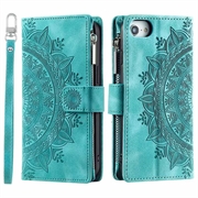iPhone 16e Mandala Series Wallet Case - Green