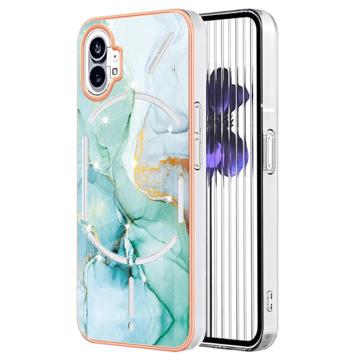 Marble Pattern Electroplated IMD Nothing Phone (1) TPU Case