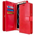Samsung Galaxy S8 Mercury Goospery Mansoor Diary Wallet Case - Red