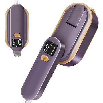 Mini Handheld Garment Steamer with LED Display & 3-Level Steam - 1200W
