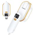 Mini Handheld Garment Steamer with LED Display & 3-Level Steam - 1200W - White