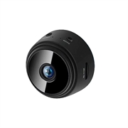 Mini Magnetic Full HD Home Security Camera - WiFi, IP - Black