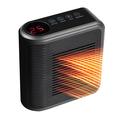 Mini Portable Fan Heater with Touch Control - 800W - Black