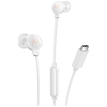 Motorola 3C-S Wired USB-C In-Ear Headphones - White