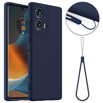 Motorola Edge 50 Fusion/G96 Liquid Silicone Case - MagSafe Compatible - Dark Blue