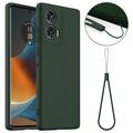 Motorola Edge 50 Fusion/G96 Liquid Silicone Case - MagSafe Compatible - Dark Green