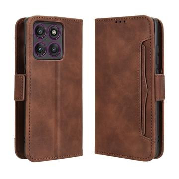Motorola Edge 60 Pro Cardholder Wallet Case - Brown