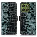 Motorola Edge 70 Crocodile Series Wallet Leather Case with RFID