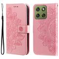 Motorola Edge 70 Mandala Series Wallet Case - Pink