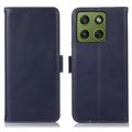Motorola Edge 70 Wallet Leather Case with RFID - Blue