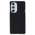 Motorola Edge X30 Rubberized Plastic Case - Black