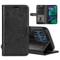 Motorola Moto G Stylus 5G (2025)/Edge 60 Stylus Wallet Case Magnetic Closure - Black