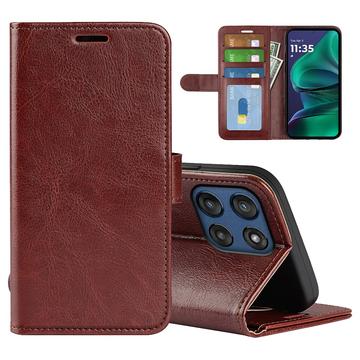 Motorola Moto G Stylus 5G (2025)/Edge 60 Stylus Wallet Case Magnetic Closure - Brown