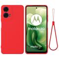 Motorola Moto G04/G24 Liquid Silicone Case - Red