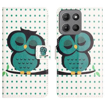 Motorola Moto G15/G15 Power Style Series Wallet Case - Owl