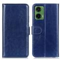 Motorola Moto G35 Wallet Case with Magnetic Closure - Blue
