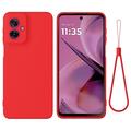 Motorola Moto G55 Liquid Silicone Case - Red