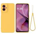 Motorola Moto G55 Liquid Silicone Case - Yellow