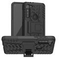 Motorola Moto G8 Power Anti-Slip Hybrid Case with Kickstand - Black