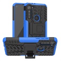 Motorola Moto G8 Power Anti-Slip Hybrid Case with Kickstand - Blue / Black