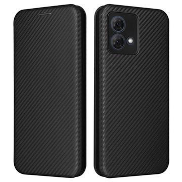 Motorola Moto G84 Flip Case - Carbon Fiber - Black
