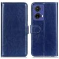 Motorola Moto G85/S50 Neo Wallet Case with Magnetic Closure - Blue