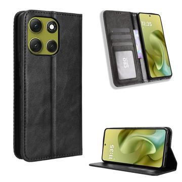 Motorola Moto G86 Power Retro Wallet Case with Magnetic Closure