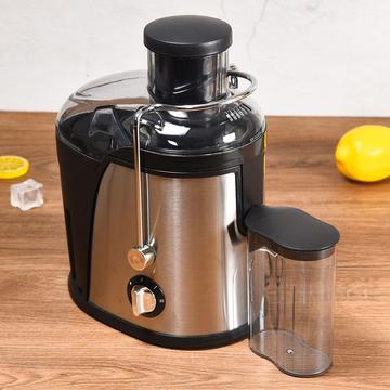 Multifunctional 2-Speed Slow Juicer with Juice Container - Silver / Black