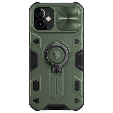 Nillkin CamShield Armor iPhone 12 Mini Hybrid Case - Green