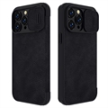 Nillkin Qin Pro iPhone 14 Pro Max Flip Case - Black