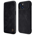 iPhone 15 Plus Nillkin Qin Pro Flip Case - Black