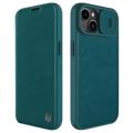 Nillkin Qin Pro Series iPhone 14 Flip Case - Green