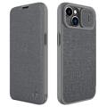 Nillkin Qin Pro Series iPhone 14 Flip Case - Grey