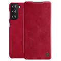 Nillkin Qin Series Samsung Galaxy S21+ 5G Flip Case - Red