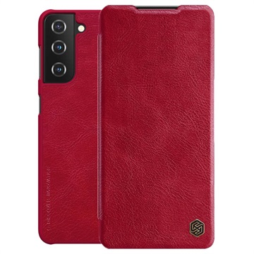 Nillkin Qin Series Samsung Galaxy S21+ 5G Flip Case - Red