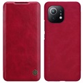 Nillkin Qin Series Xiaomi Mi 11 Flip Case - Red